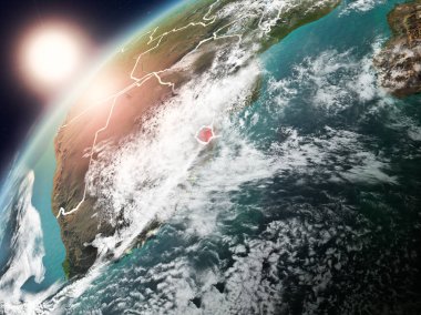 Svaziland Planet Earth günbatımı