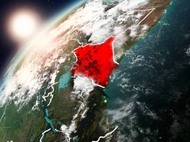 Kenya Planet Earth günbatımı