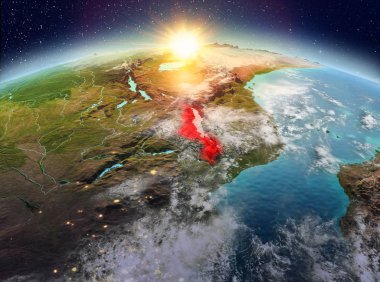 Malavi Sunrise uzaydan