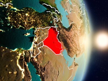 Irak gündoğumu sırasında