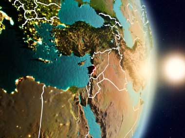 Lübnan gündoğumu sırasında