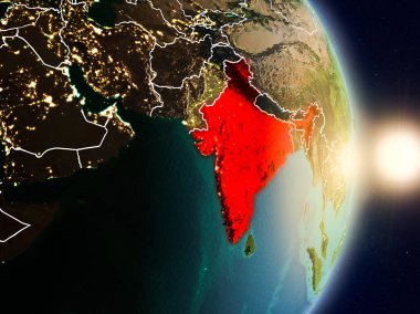 Hindistan gündoğumu sırasında