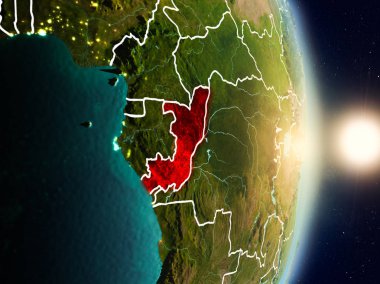 Kongo gündoğumu sırasında