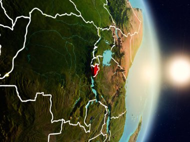 Burundi gündoğumu sırasında