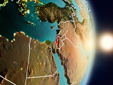 İsrail gündoğumu sırasında