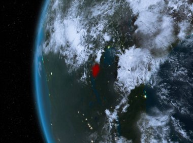 Kırmızı gece Burundi