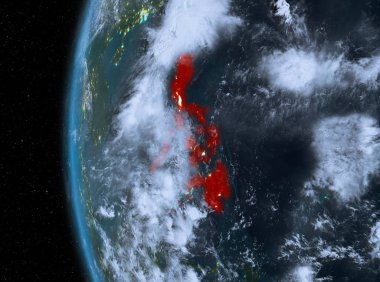 Kırmızı gece Filipinler