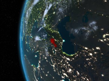 Kırmızı gece Ermenistan'da