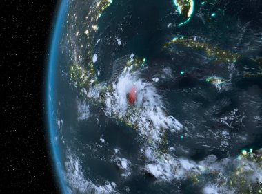 Kırmızı gece Belize