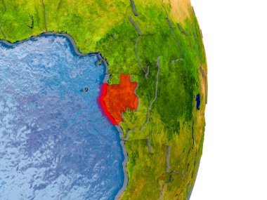 Gabon gerçekçi dünya üzerinde