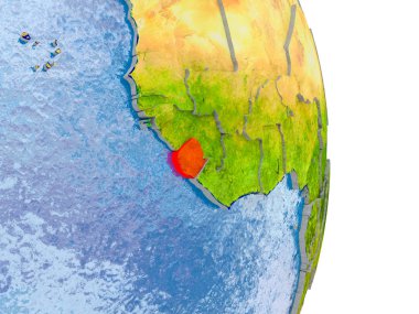 Sierra Leone gerçekçi dünya üzerinde