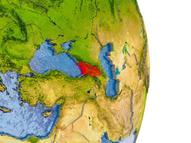 Georgia gerçekçi dünya üzerinde