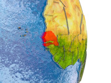 Senegal gerçekçi dünya üzerinde