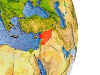 Suriye gerçekçi dünya üzerinde