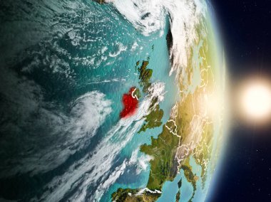 İrlanda gündoğumu sırasında