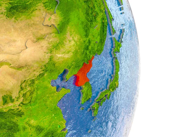 Kuzey Kore gerçekçi dünya üzerinde