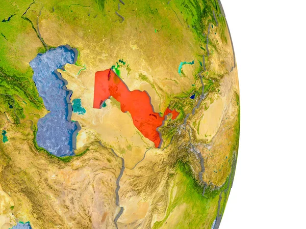 Özbekistan gerçekçi dünya üzerinde