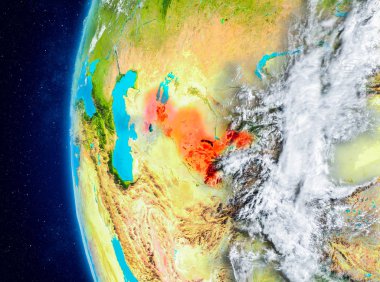 Uzaydan Dünya'Özbekistan