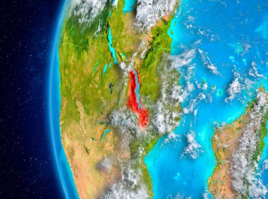 Malavi uzaydan yeryüzündeki