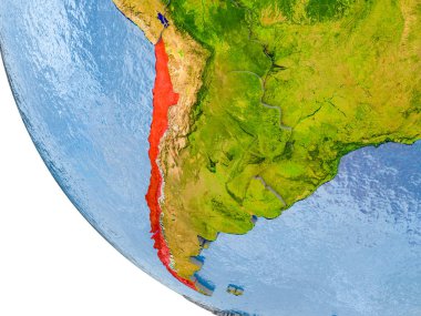 Şili dünya üzerinde