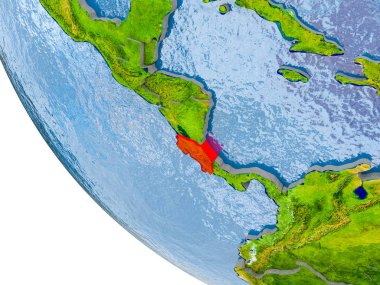 Kosta Rika dünyanın üzerinde