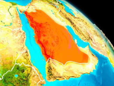 Suudi Arabistan yeryüzünde