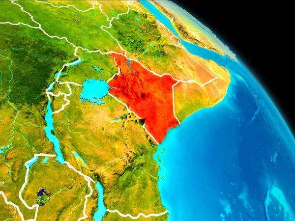 Kenya på jorden — Stockfoto