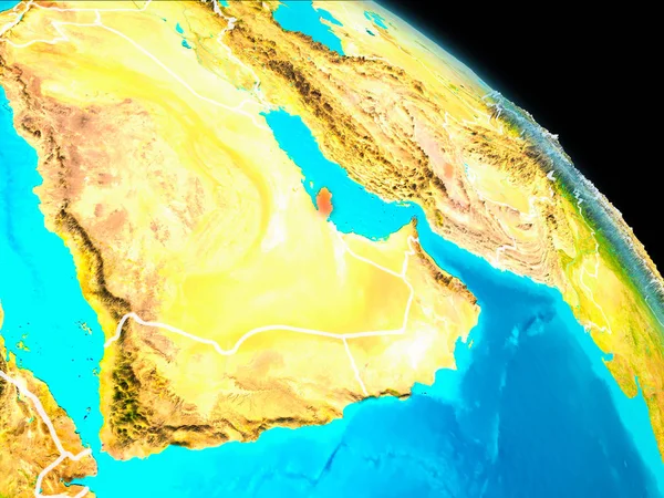 地球上のカタール — ストック写真