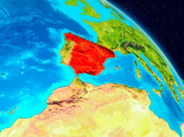 İspanya Dünya üzerindeki