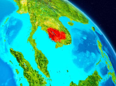 Kamboçya yeryüzünde