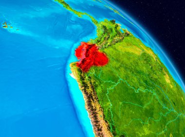 Ekvador yeryüzünde