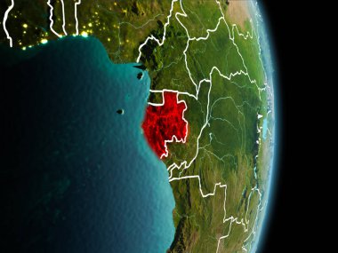 Gabon dünya üzerindeki sabah