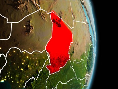 Chad dünya üzerindeki sabah