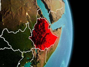 Etiyopya dünya üzerindeki sabah