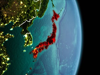 Japonya dünya üzerindeki sabah