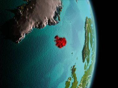 İzlanda dünya üzerindeki sabah