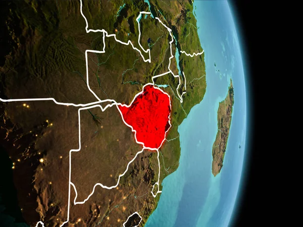 Zimbabve dünya üzerindeki sabah