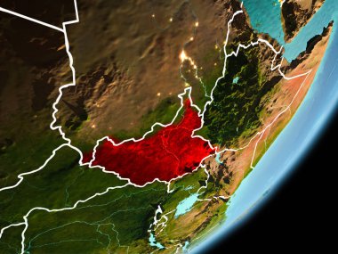 Güney Sudan yörünge görünümü