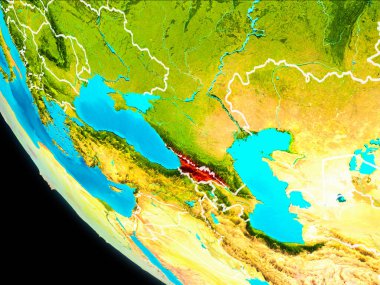 Uzaydan yeryüzündeki Georgia