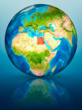 Yansıtıcı yüzeyi yeryüzünde Mısır