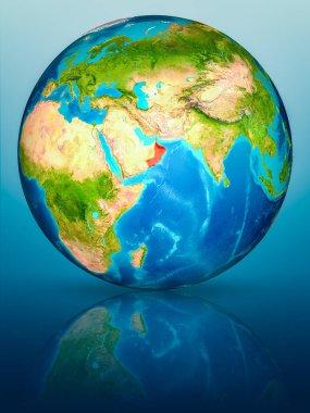 Yansıtıcı yüzeyi yeryüzünde Umman