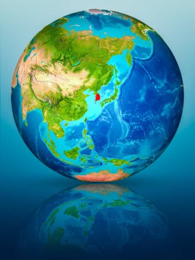 Güney Kore yansıtıcı yüzeyi yeryüzünde