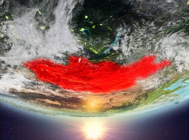 Güneş ile Moğolistan