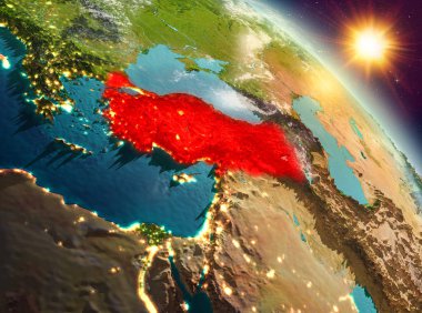 Türkiye'de gündoğumu yörüngeden