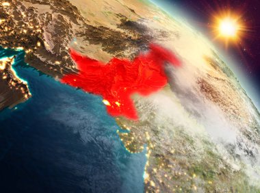 Pakistan yörüngeden Sunrise