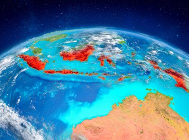 Endonezya yeryüzünde