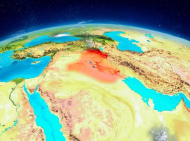 Irak dünya üzerindeki