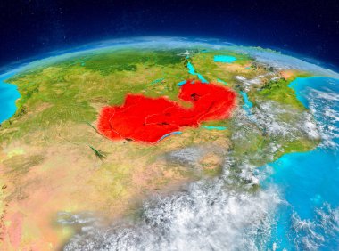 Zambiya Dünya üzerindeki