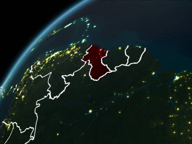 Gece boyunca Guyana