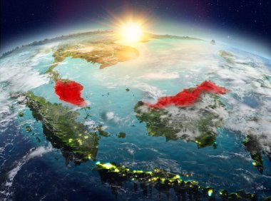 Malezya Sunrise uzaydan